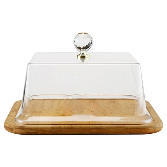 Cake Display Stand with Clear Lid Cake Display Platter for Weddings and Gatherings