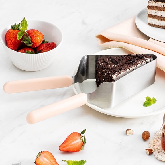 Cake Divider Cake Cutter, Stainless Steel Cake Slicer with Double Handle