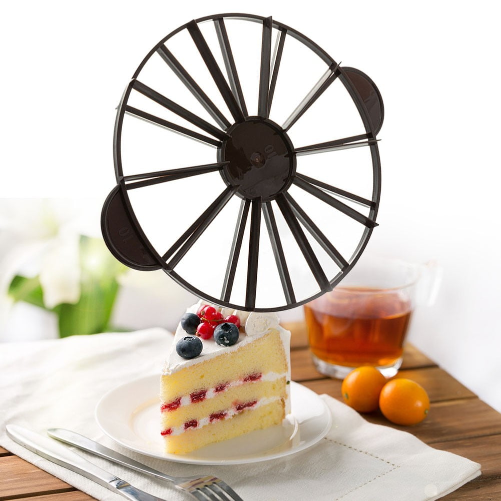 Cake Divider Slice Pie Cake 10 / 12 Piece Equal Portion Marker Dividers