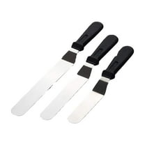 Cake Embosser Clearance! Tanune 6 Inch/8 Inch/10 Inch Baking Tools Stainless Steel Cake Spatula Three-Piece Set Cream Scraper Decorating Spatula, 3× Cake Knife