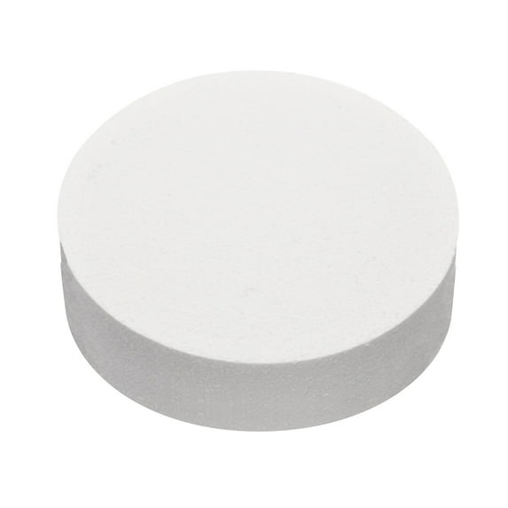 Cake Foam Dummies for Wedding Supplies, Baby Shower, Birthday, 4-14 Inch White Foam Rounds