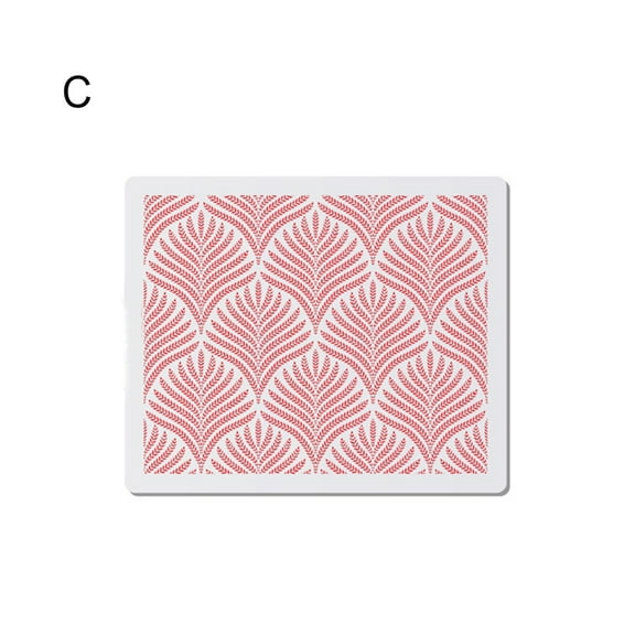 Cake Fondant Impression Mat - Scroll Vine Lace Texture Embossing Mat for Cake Decorating DIY Baking Cake Flower Wheat Printing Template Mold Icing Sieve Border Mould