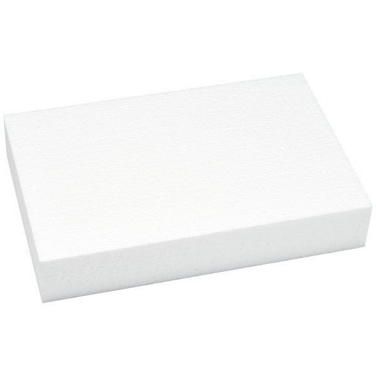 Cake Form - Styrofoam - 1/4 Sheet - 7-3/8 x 11-3/8 x 2