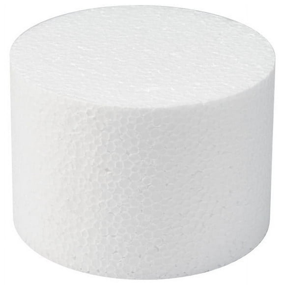 Cake Form - Styrofoam - Round 5" Diameter x 3.5" Height