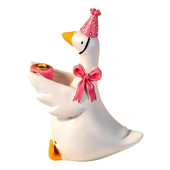 Cake Holders Resin Gooses Statue Silly Gooses Cake Holders Cakes Toppers Birthday Party Supplies