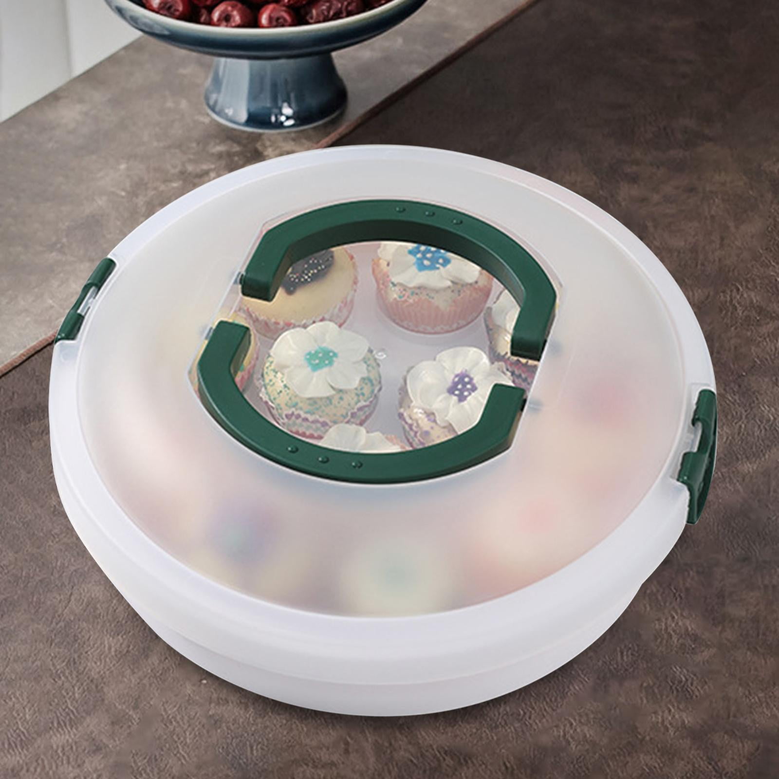 Cake Keeper Desserts Pie Cake Carrier with Lid for Camping Vegetables Picnic