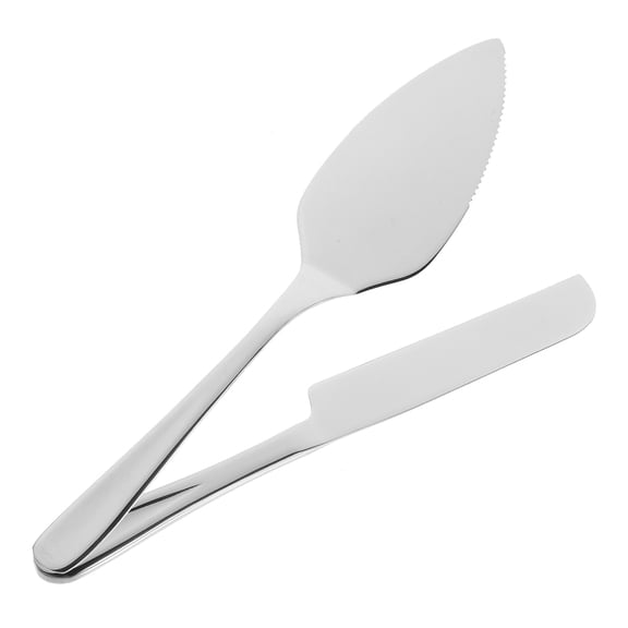 COMPUKAS Cake Server Set Stainless Steel for Parties 1 Set