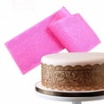 thumbnail image 1 of Cake Lace Border Silicone Mold 50-165 Food Grade Non-Stick Lace Pattern Fondant Chocolate Cake Mould Heat Resistant Easy Release for Cake Decoration DIY Baking, 1 of 5