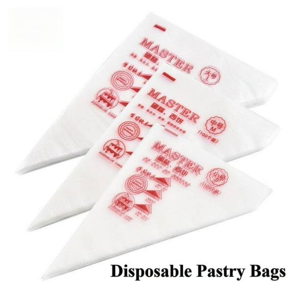Cake Maker Piping Bag Disposable Pastry Bags Confectionery Pastrys Bakery Accessories Cream Icing Decorating Tools for Baking