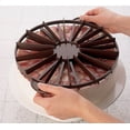 thumbnail image 1 of Cake Marker, Plastic, Double Sided, Each Side a Different # of Portions 14 & 18 Portions, 1 of 1