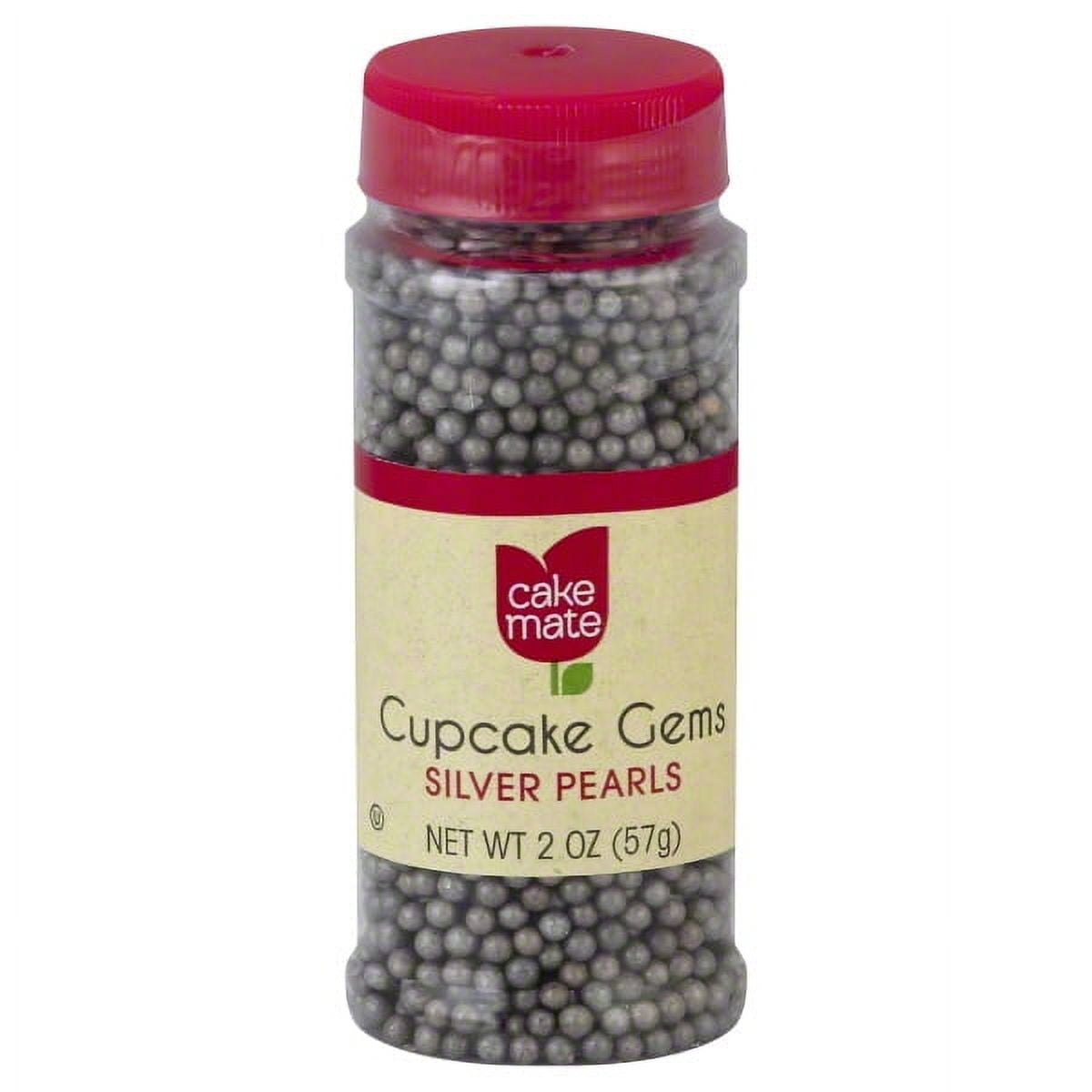 Cake Mate Cm Cupcake Gems Silver Pearls - Walmart.com