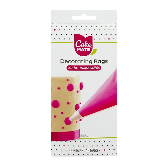 Signature Brands Cake Mate  Decorating Bags, 12 ea