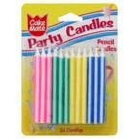 Cake Mate Pencil Party Candles (Pack of 16)
