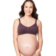 thumbnail image 1 of Cake Maternity Women's Maternity and Nursing Rock Candy Luxury Seamless Contour Bra (with removable pads), Choc Brown, Small, 1 of 6