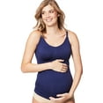 thumbnail image 1 of Cake Maternity Women's Toffee Shaping Seamless Nursing Tank, X-Large, Midnight Blue, 1 of 6