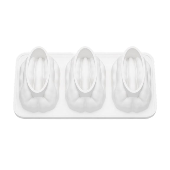Cake Mold, 3.0 Inch Walnut Shaped Food Grade Silicone White Baking Mold, 1 Pack Non Stick Easy Release Baking Accessory, For Making Mousse Chocolate Pastry Dessert For Home Kitchen Bakery Use