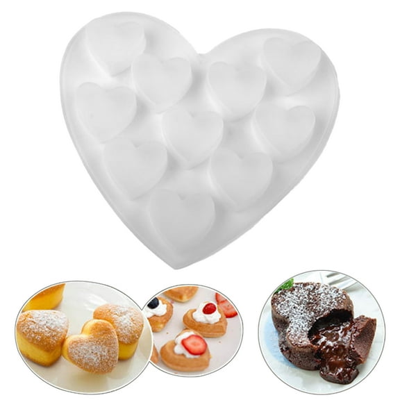 Cake Mold Heart Shape Food Grade Silicone Environmentally Friendly Chocolate Mold for Baking