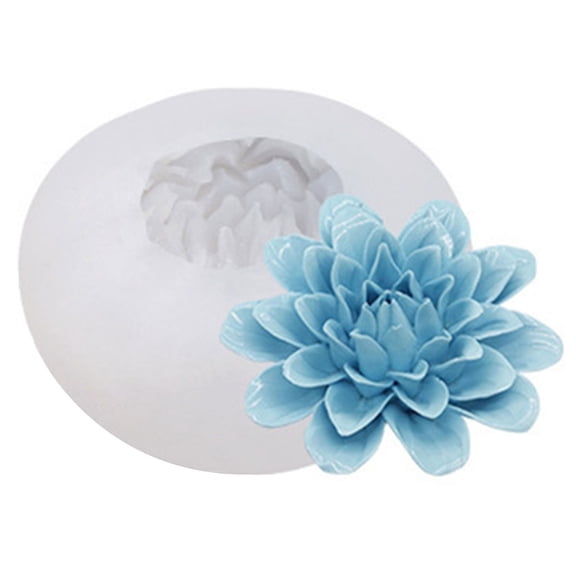 Cake Mold Non-stick Easy to Clean DIY Silicone Valentine Day Party Rose Flower Shape Dessert Mould for Bakery-G