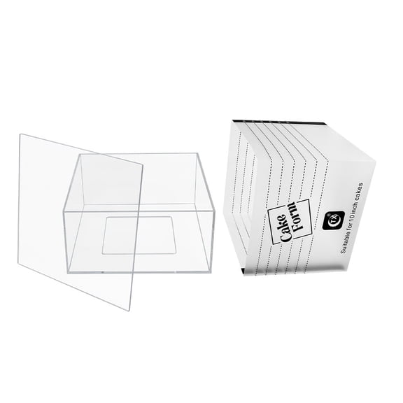 Cake Mold Round Mousse Cake Form Adjustable Cake Ring Bakery-8-10 IN-square