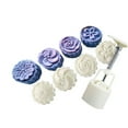 thumbnail image 1 of Cake Molds Clearance, 4 Style Stamps 50g Round Flower Moon Cake Mold Mould White Set Mooncake Decor, 1 of 7