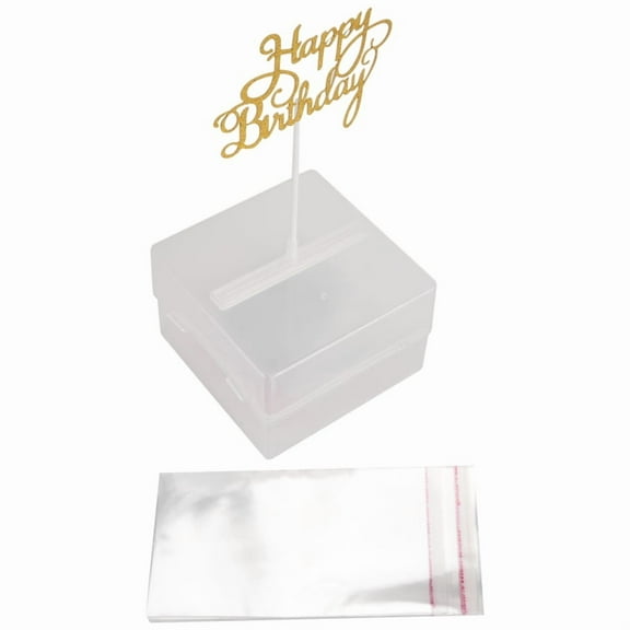 Cake Money Box Set, Pulling Making Mold,Cake ATM with Gold Glitter Happy Birthday Topper