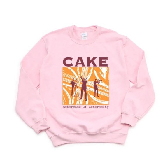 Cake Motorcade of Generosity Alternative Rock Quirky Deadpan Band Music SweatShirt Unisex, up to 5XL