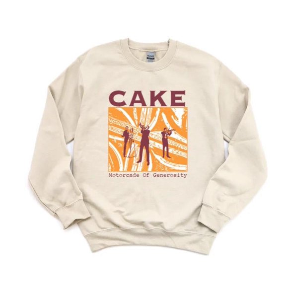 Cake Motorcade of Generosity Alternative Rock Quirky Deadpan Band Music SweatShirt Unisex, up to 5XL