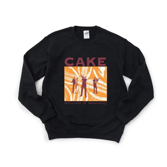 Cake Motorcade of Generosity Alternative Rock Quirky Deadpan Band Music SweatShirt Unisex, up to 5XL