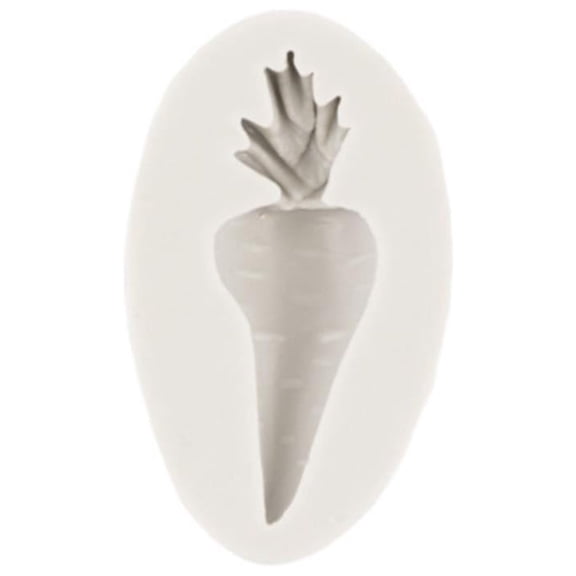 Cake Mould,Carrots Sugar Flipping Silicone Easter Rabbit Hand Stick Rose Carrot Shaped Cake Decoration