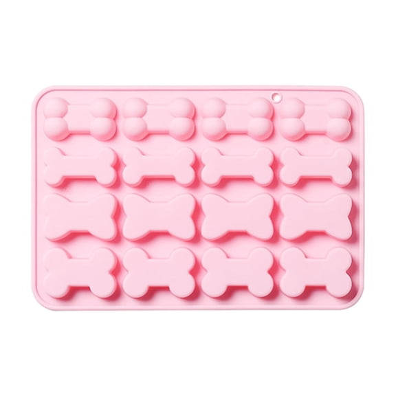 Cake Mould for Baking – Silicone Bone Shape Pan for 16 Varieties Crafting Chocolate Ice Lattice Desserts and Pet Cookies