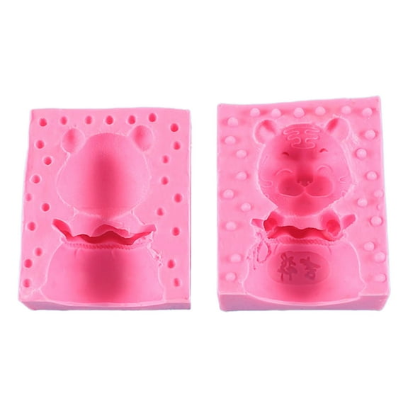 Cake Moulds Cartoon Biscuit Baking Pans Microwave Heat Resistant Baking Moulds