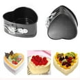 thumbnail image 1 of Cake Pan,Baking Pans,DIY 4-inch Baking Mold Heart Shaped Mold，Baking Molds,Bundt Pan,Nonstick Cake Pan,1PC(Black), 1 of 9