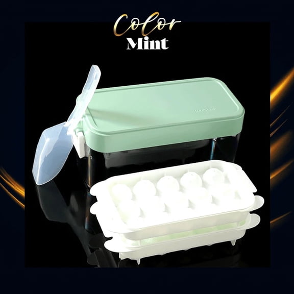 Cake Pan,Frozen Ice Mold Ice Tray Quick Freezer Ice Mould Ice Box With Lid