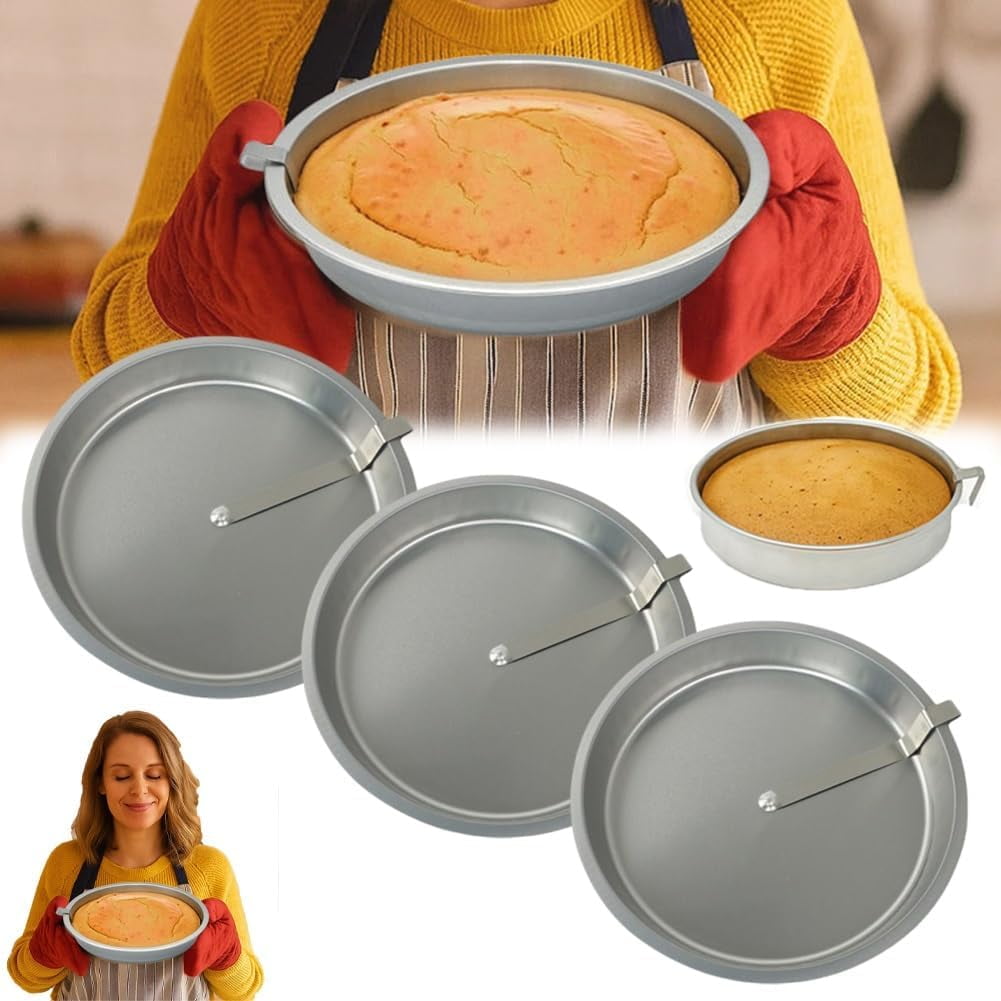 Cake Pan, Quick Release Easy-Out Cake Parset, Easy Release Pans Round ...