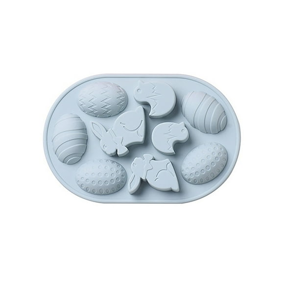 Cake Pan,Rabbit Silicone Mold Easter Day Series Chocolate Baking Epoxy Mold