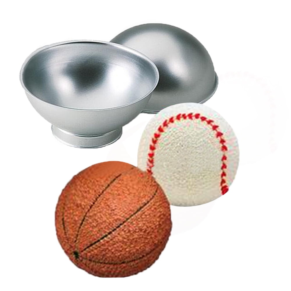 Cake Pan Set 3D Sports Ball Tennis Basketball Birthday Cake Pan Mold
