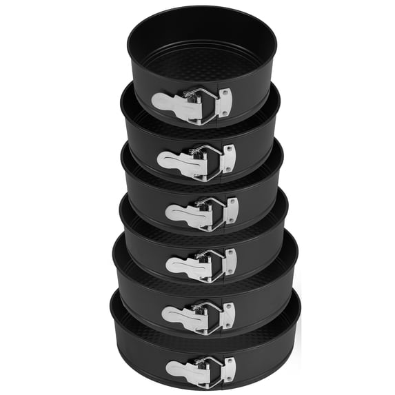 Cake Pan Set for Baking,Non-Stick Springform Pans Set of 6,Round Cake Pans,Cheesecake Pan,Leak-Proof Cake Pans with Removable Bottom