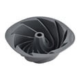 thumbnail image 1 of Cake Pan, Spiral Fluted Tube Pan Silicone Baking Molds for Homemade Cake, Bread, Brownie, 1 of 4