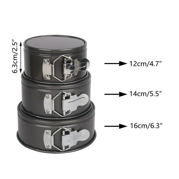 Cake Pan under $5! Yrmaups Round Cake Pan with Removable Bottom, Carbon Steel Baking Molds for Cheesecake Mousse, Non Stick Cake Pan for Oven Kitchen