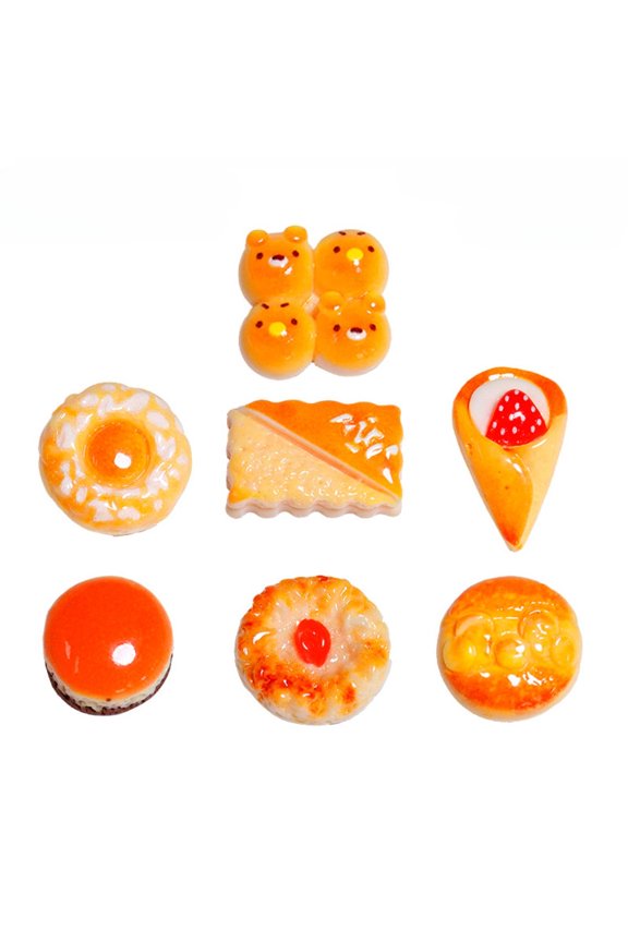 Cake & Pastry-Themed Shoe Charms Removable Shoe Decorationsesin Shoe OrnamentsShoe Buckle AccessoriesFits Most Standard Hole Shoes