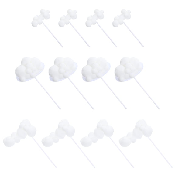 Cake Picks 12pcs Cloud Shape Dessert Topper Cake Dessert Inserts Birthday Cake Decorations