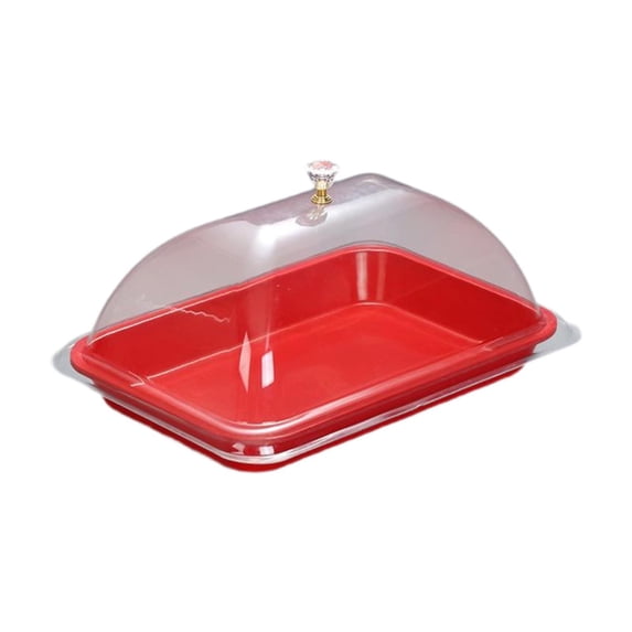 Cake Plate Pastry Display Serving Dish Multifunctional with Cover for Home Dining Room and Restaurant