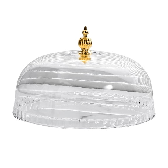 Cake Platter Cover Pastry Display Cover Transparent Cake Cloche Dome Plastic Material for Wedding Gathering Celebration