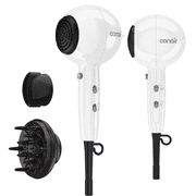 Conair Cake Pop Hair Dryer with Diffuser & Concentrator Attachments, Sugar Glaze, 1 Count