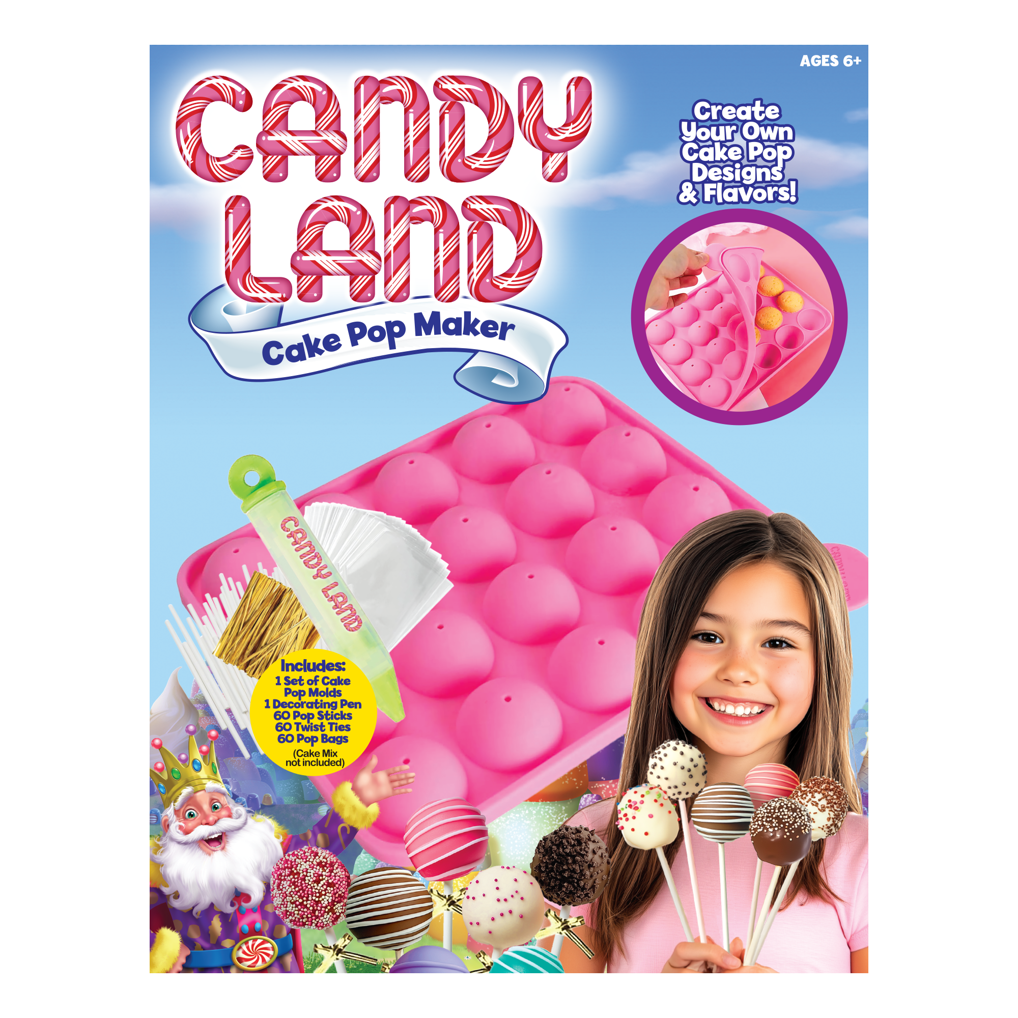 Candyland Novelty Cake Pop Maker for Kids Ages 6 and Up