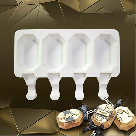 Cake Pop Mold Kit,Cute Hexagon Shape Popsicle Molds Silicone Ice Pop Molds,Popsicle Molds for Adults Ice Cream Mold Cakesicles Mould DIY Popsicle Maker Homemade For Home Kitchen