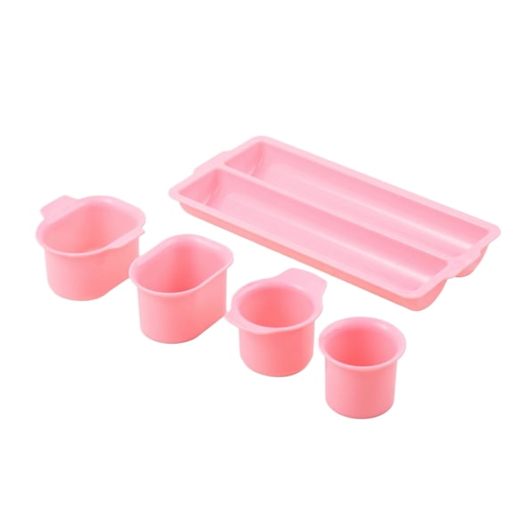 Cake Pop Mold Set with Tray, Round Cake Pop Cutter and Pusher, Large Capacity Two-Row ABS Tray, Non-3D Printed, Easy to Clean, Baking Molds for Home Baking, Birthday and Wedding Parties(Pink)
