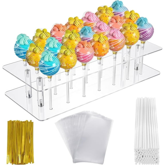 Cake Pop Stand for Drying Candy Acrylic Dessert Table Display Sets Vendor Booth Display Items Lollipop Holder