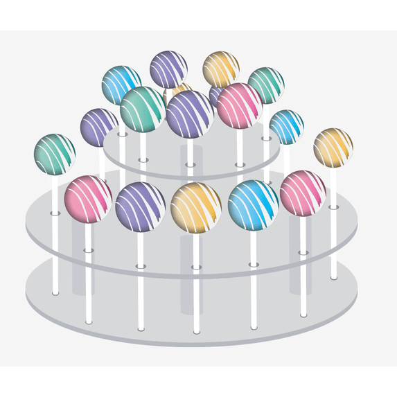 Cake Pops Acrylic Display Stand
