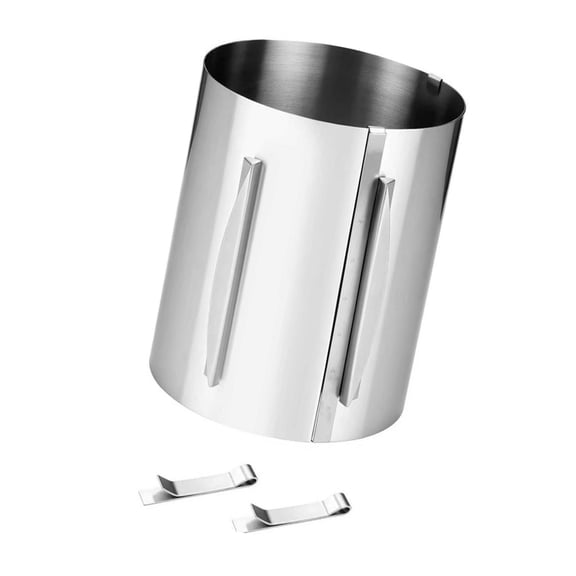 Cake Ring Adjustable Stainless Steel Bakeware Sturdy Material for Baking Kitchen Professionals